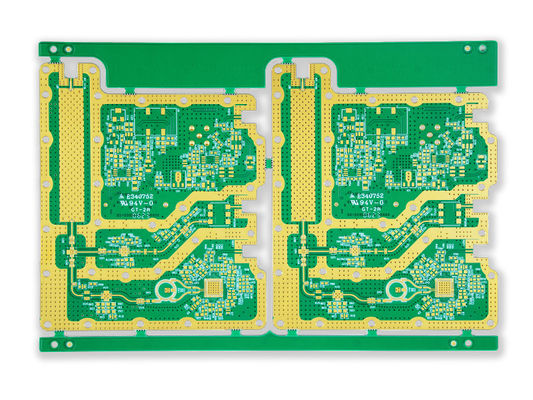 ENIG 6L Rogers PCB RO4003C+KB6160A 0.25mm মিন হোল 104.53*154.55mm