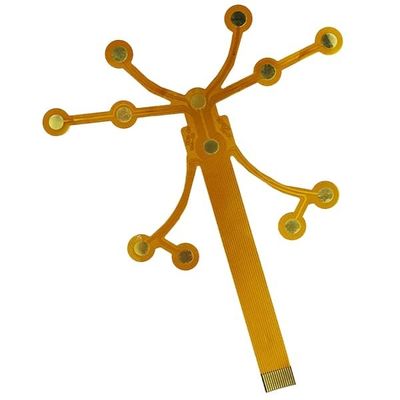 ভালো দাম নমনীয় নমনীয় পিসিবি বোর্ড ইলেকট্রনিক্স 0.2 মিমি হলুদ কভার ফিল্ম অনলাইন