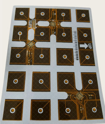 ভালো দাম ডাবল সাইডেড ফ্লেক্স পিসিবি 1OZ EING হলুদ কভারলে এবং হোয়াইট সোল্ডারমাস্ক এফপিসি অনলাইন