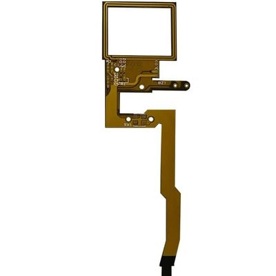 ভালো দাম টেকসই নমনীয় PCB সমাবেশ 2 স্তর হলুদ+কালো কভার ফিল্ম অনলাইন