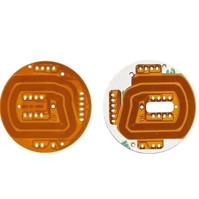 ভালো দাম 1 লেয়ার PCB নমনীয় ENIG 1oz PCB হলুদ কভার ফিল্ম 52.81*52.81mm অনলাইন