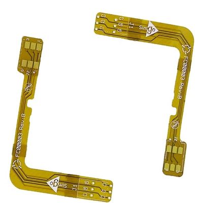 ভালো দাম 2oz নমনীয় PCB বোর্ড ENIG সাদা সিল্কস্ক্রিন PCB 1 লেয়ার ফ্লেক্স PCB অনলাইন