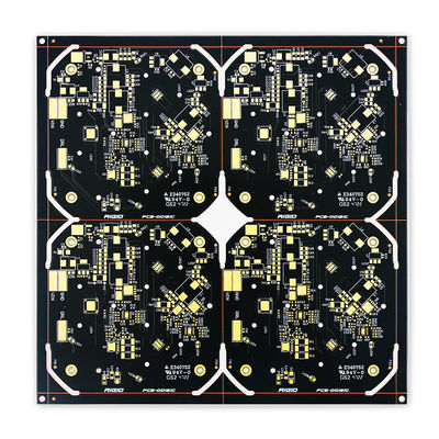 ভালো দাম 2oz 2 লেয়ার কপার PCB বোর্ড Cu ভিত্তিক 207.05mm*208.70mm কালো অনলাইন