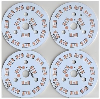 ভালো দাম Aluminium PCB Board For LED Lighting Solutions With 1OZ White Soldermask অনলাইন